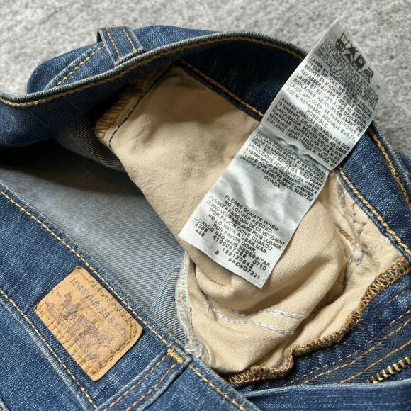 Levi's 512 Womens Jeans Perfectly Slimming Boot Cut Denim 10 S/C - Picture 10 of 11